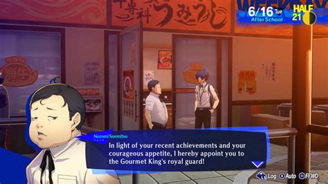 Persona 3 Reload: Nozomi Suemitsu (Moon) social link choices.
